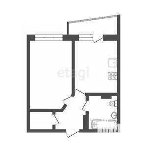 1-к квартира, вторичка, 47м2, 9/18 этаж