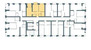 2-к квартира, вторичка, 54м2, 8/10 этаж