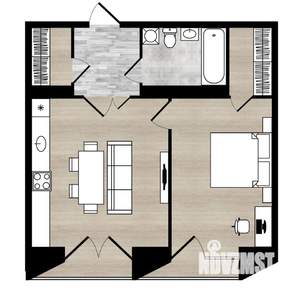 2-к квартира, вторичка, 54м2, 18/18 этаж