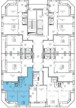 2-к квартира, вторичка, 65м2, 5/17 этаж