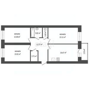 3-к квартира, вторичка, 78м2, 10/10 этаж