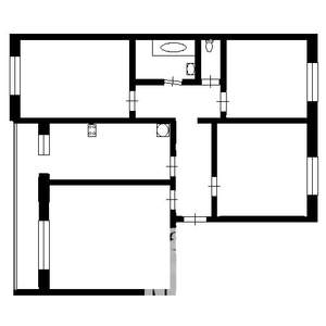 4-к квартира, вторичка, 71м2, 3/5 этаж