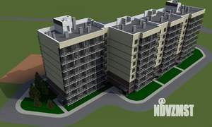 1-к квартира, строящийся дом, 42м2, 14/14 этаж