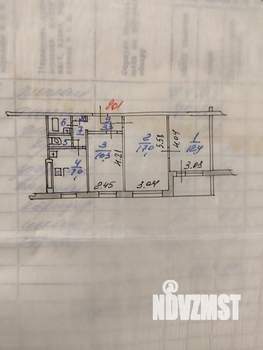 3-к квартира, вторичка, 56м2, 7/9 этаж