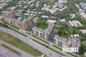 1-к квартира, строящийся дом, 43м2, 7/12 этаж