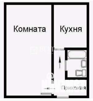 1-к квартира, вторичка, 29м2, 1/5 этаж