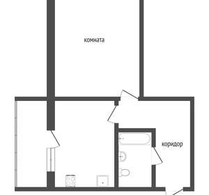 1-к квартира, вторичка, 42м2, 5/12 этаж