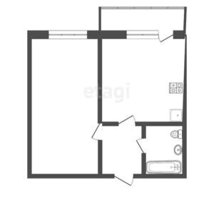 1-к квартира, вторичка, 35м2, 2/10 этаж