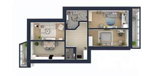 3-к квартира, сданный дом, 112м2, 2/18 этаж