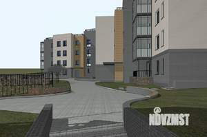 1-к квартира, строящийся дом, 35м2, 1/4 этаж