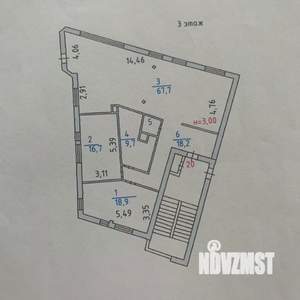3-к квартира, вторичка, 133м2, 3/4 этаж