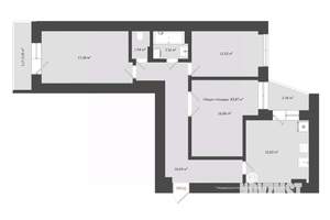 3-к квартира, сданный дом, 89м2, 3/20 этаж