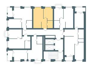 1-к квартира, строящийся дом, 38м2, 4/10 этаж