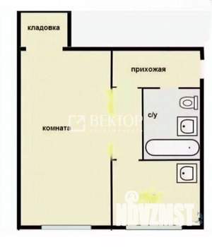 1-к квартира, вторичка, 31м2, 5/5 этаж