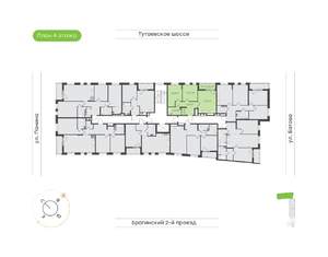2-к квартира, вторичка, 63м2, 4/9 этаж