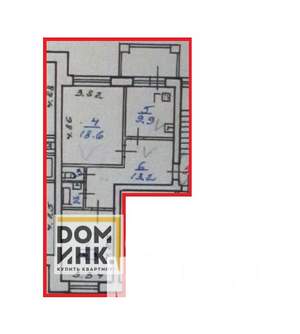 2-к квартира, вторичка, 60м2, 3/5 этаж