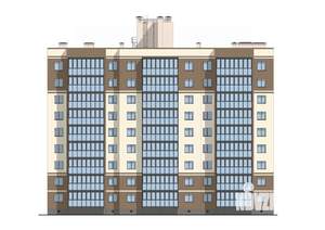 1-к квартира, строящийся дом, 40м2, 4/9 этаж