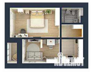 1-к квартира, сданный дом, 51м2, 18/18 этаж