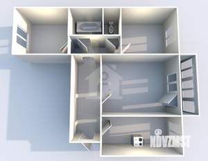 3-к квартира, вторичка, 65м2, 8/9 этаж