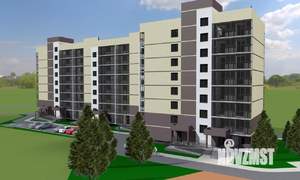1-к квартира, строящийся дом, 35м2, 8/8 этаж