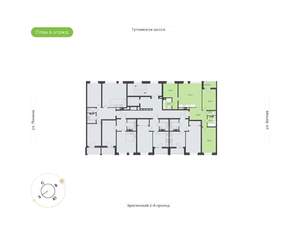 3-к квартира, вторичка, 87м2, 6/9 этаж