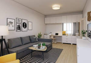 1-к квартира, вторичка, 40м2, 4/16 этаж