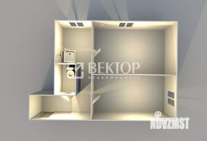 2-к квартира, вторичка, 31м2, 2/3 этаж