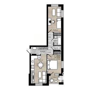 2-к квартира, вторичка, 60м2, 7/7 этаж