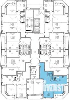 2-к квартира, строящийся дом, 65м2, 3/17 этаж