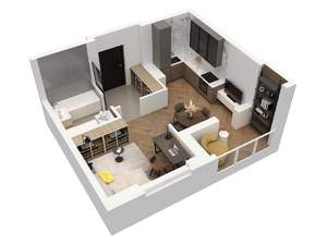 1-к квартира, вторичка, 30м2, 15/18 этаж