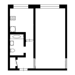 1-к квартира, вторичка, 31м2, 2/3 этаж