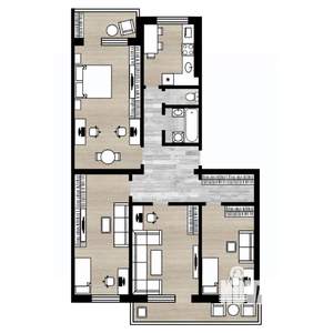 4-к квартира, вторичка, 77м2, 5/5 этаж