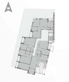 1-к квартира, строящийся дом, 61м2, 5/8 этаж