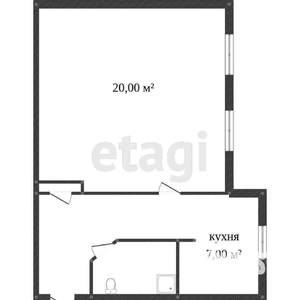 1-к квартира, вторичка, 41м2, 2/4 этаж