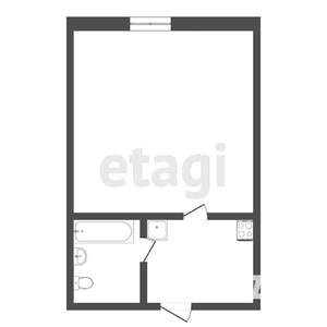 1-к квартира, вторичка, 13м2, 5/5 этаж
