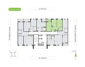 2-к квартира, вторичка, 51м2, 14/18 этаж