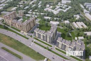 2-к квартира, строящийся дом, 65м2, 9/12 этаж