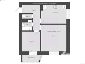 2-к квартира, сданный дом, 66м2, 16/18 этаж