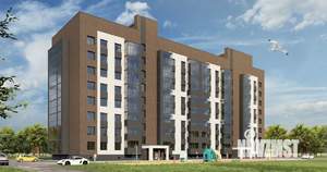 1-к квартира, строящийся дом, 38м2, 6/8 этаж