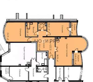 3-к квартира, вторичка, 122м2, 1/13 этаж