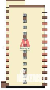 1-к квартира, вторичка, 42м2, 1/12 этаж