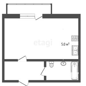 Студия квартира, вторичка, 27м2, 10/18 этаж