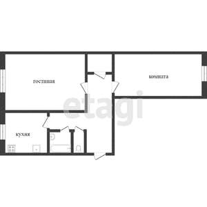 2-к квартира, вторичка, 48м2, 2/5 этаж