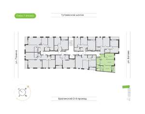 2-к квартира, вторичка, 69м2, 7/9 этаж