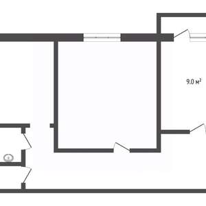 2-к квартира, вторичка, 48м2, 6/9 этаж