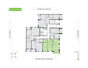 3-к квартира, вторичка, 71м2, 3/18 этаж