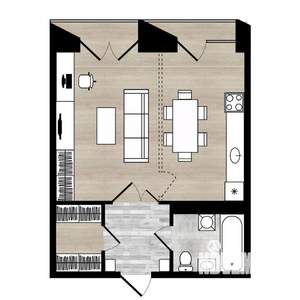 2-к квартира, вторичка, 42м2, 10/18 этаж