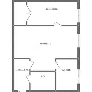 2-к квартира, вторичка, 44м2, 1/5 этаж