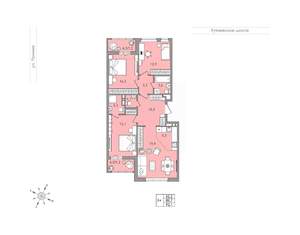 4-к квартира, вторичка, 92м2, 2/9 этаж