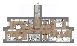 3-к квартира, вторичка, 94м2, 3/15 этаж
